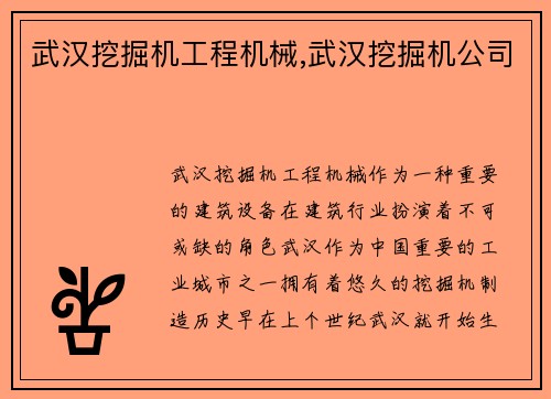 武汉挖掘机工程机械,武汉挖掘机公司
